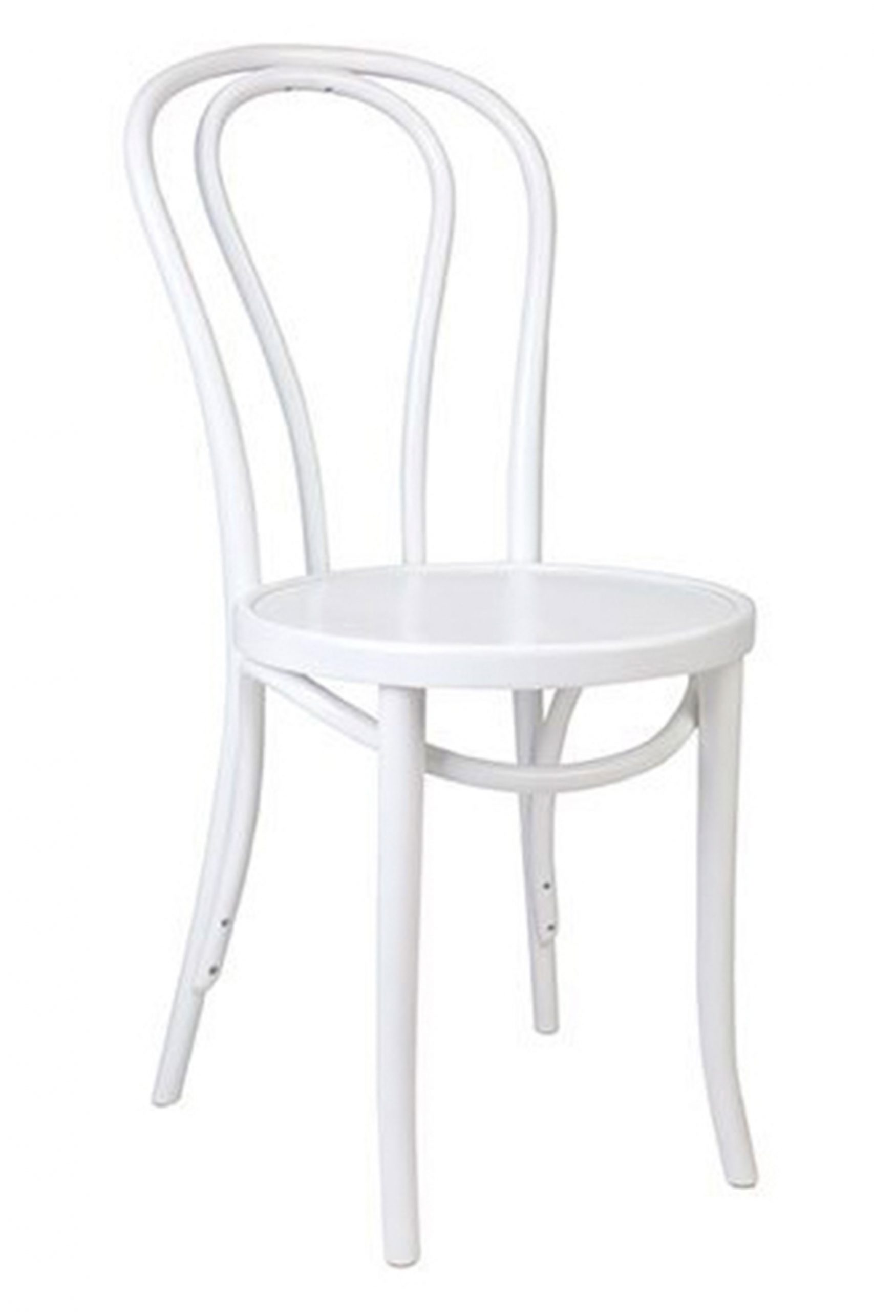 No 18 Bentwood Chair White