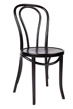 No 18 Bentwood Chair Black