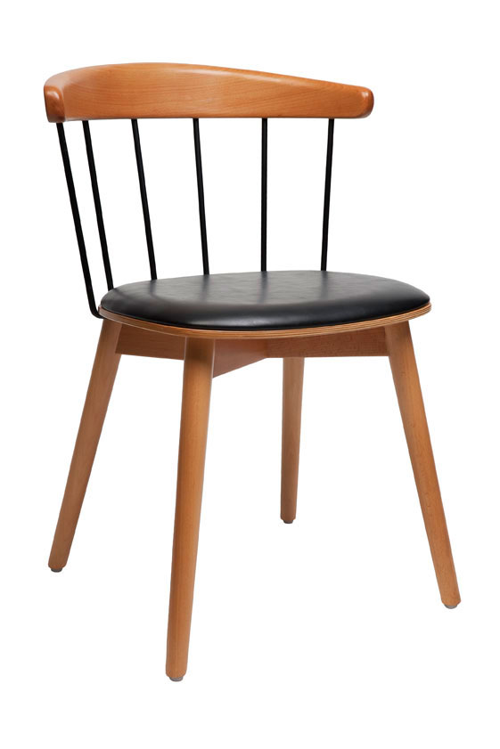 Rod Chair with Padded Seat