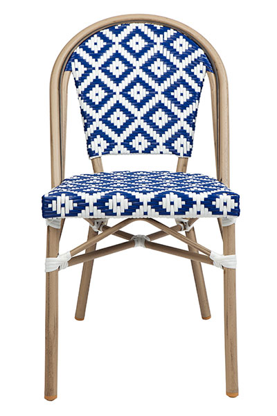 Parisian Chair Blue and White